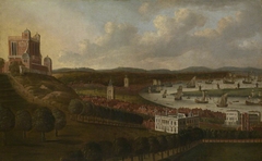 View from One Tree Hill: the Queen's House and the Royal Observatory, Greenwich