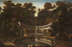 View of the Amphitheatre in the Tiergarten, Cleves, from the North by Anonymous