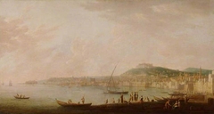 View of  the Bay of Naples from the West, with the Abbey of San Martino and Castel Sant Elmo in the Distance by Gabrielle Ricciardelli