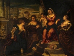 Virgin and Child with SS. Catharine, Mary Magdalene and Barbara by Polidoro da Lanciano
