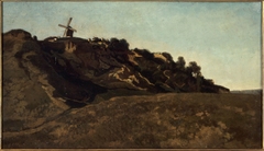 Vue de Montmartre, vers 1848 by Eugène Lavieille