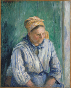 Washerwoman, Study by Camille Pissarro