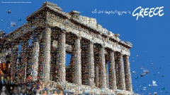 We are expecting you in Greece (Up Greek Tourism: The Parthenon)