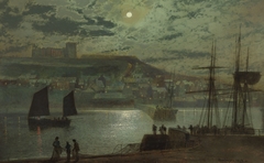 Whitby Harbor by John Atkinson Grimshaw