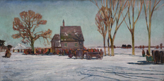 Winter Landscape by Henryk Szczyglinski