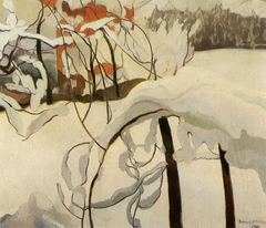 Winter landscape II by Stanisław Ignacy Witkiewicz