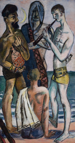 Young Men by the Sea by Max Beckmann