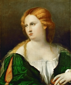 Young Woman in Green Dress by Palma Vecchio