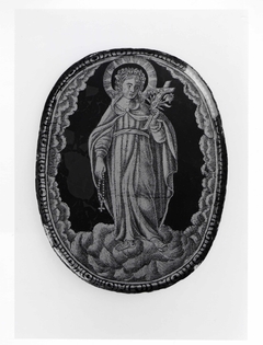 A Female Saint (possibly Rosalia) by Anonymous