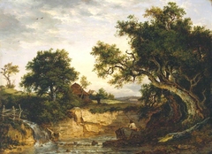 A Landscape (‘The Angler’s Nook’) by Patrick Nasmyth