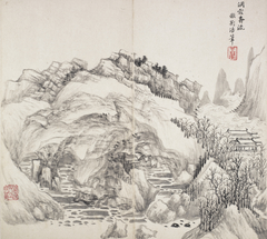 Album After Old Masters and Poems by Wang Hui