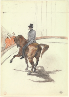 At the Circus: The Spanish Walk (Au Cirque: Le Pas espagnol) by Henri de Toulouse-Lautrec