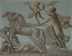 Aurora riding her Chariot (from the Arch of Constantine) by Anonymous