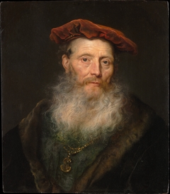 Bearded Man with a Velvet Cap by Govert Flinck