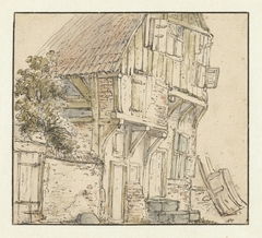 Boerenhuis by Isaac van Ostade