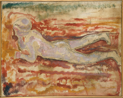 Boy Lying on his Stomach by Edvard Munch