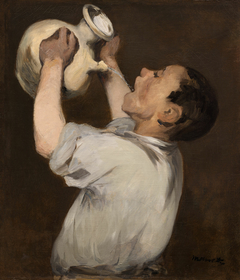 Boy with Pitcher (La Régalade) by Edouard Manet