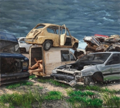 Cars cemetery by Michele Del Campo