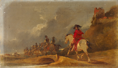 Cavalry in a Landscape by Francis Bourgeois