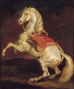 Cheval Cabré au Tapis de Selle Rouge by Théodore Géricault