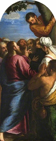 Christ calling Zacchaeus by Palma il Giovane