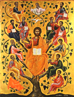 Christ the Vine by Victor