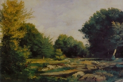 Clearing in the Woods by Auguste Renoir