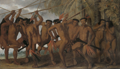 Dancing Tapuyi Indians by Albert Eckhout