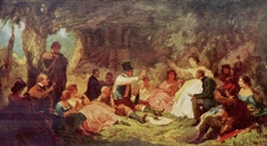 Das Picknick by Carl Spitzweg