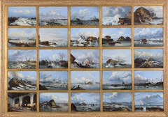 De watersnood van 1855 by Johan Diderik Cornelis Veltens