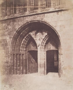 Doorway of St Machars Cathedral, from an album compiled by Sir John Everett Millais - John Forbes White - ABDAG012257 by John Forbes White