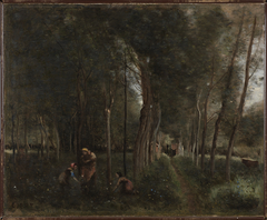 Dubuisson's Grove at Brunoy by Jean-Baptiste-Camille Corot