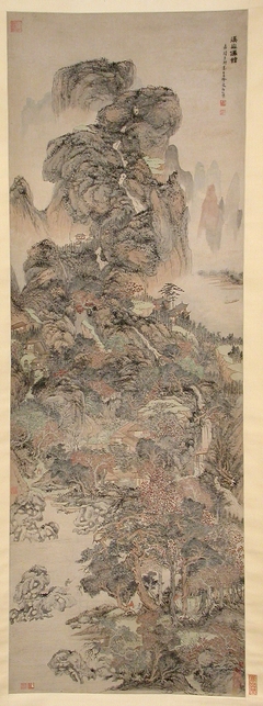 Dwellings of the Immortals Amid Streams and Mountains by Anonymous