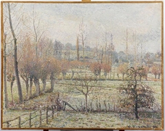 Effect of Snow at Éragny by Camille Pissarro