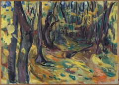 Elm Forest in Autumn by Edvard Munch