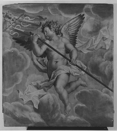 Engel mit römischer Trophäe by Peter Candid