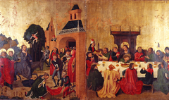 Entry into Jerusalem, Last Supper by Caspar Isenmann