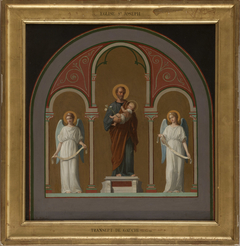 Esquisse pour l'église Saint-Joseph : Saint Joseph by Auguste Pichon