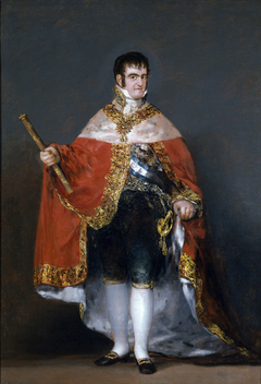 Ferdinand VII in Court Dress by Francisco Goya