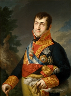 Fernando VII con uniforme de capitán general by Vicent López Portaña