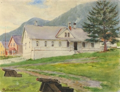Former Governor's House, Sitka, 1905 by Theodore J Richardson