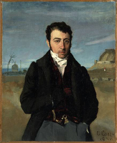 François Auguste Biard by Jean-Baptiste-Camille Corot