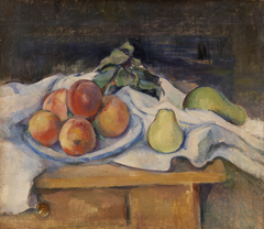 Fruit on a Table (Fruits sur la table) by Paul Cézanne