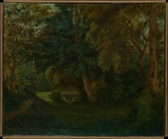 George Sand's Garden at Nohant by Eugène Delacroix