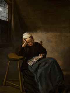 Girl Reading by Nicolaes Hals