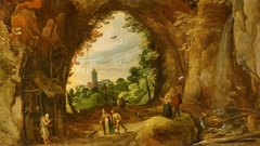 Grotto Landscape with a Hermitage by Joos de Momper the Younger