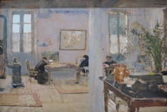 In a Room by Édouard Vuillard