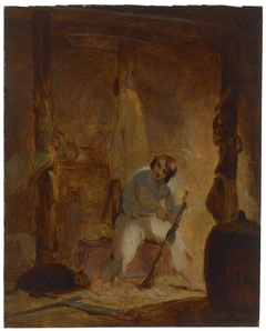 In His Cave by Thomas Sully