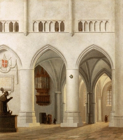 Inside St Bavo Church in Haarlem