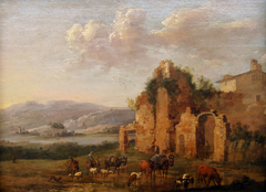 Italienische Landschaft by Charles Cornelisz de Hooch